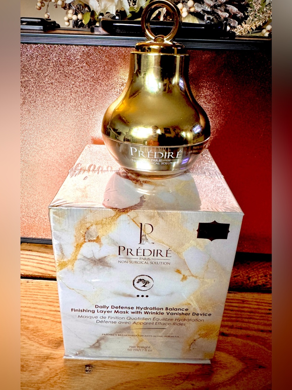 Predire Daily Hydration Finishing Layering Mask w/ LED Wrinkle Vanisher Device